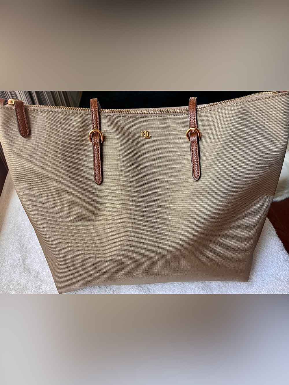 Lauren Ralph Lauren KEATON
MEDIUM - Tote bag- clay/tan new without tags - Picture 3 of 14